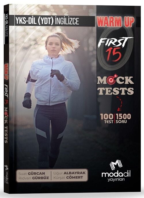 Modadil YKSDİL İngilizce WARM UP First 15 Mock Tests Modadil Yayınları