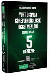 SÜPER FİYAT - Pegem 2026 MEB Yurt Dışında Görevlendirilecek Öğretmenleri Seçme Sınavı 5 Deneme Çözümlü Pegem Akademi Yayınları