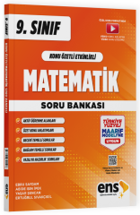 ENS Yayınları 9. Sınıf Matematik Etkinlikli Maarif Modeli Soru Bankası ENS Yayınları
