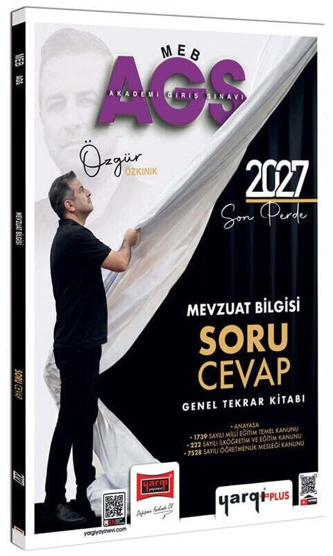 Yargı 2027 MEB-AGS Mevzuat Bilgisi Soru Cevap Genel Tekrar Kitabı - Özgür Özkınık Yargı Yayınları