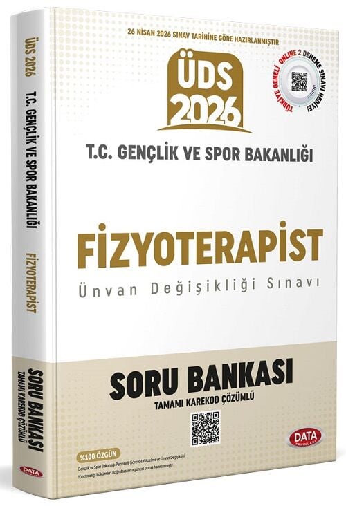 Data 2026 GYS ÜDS Gençlik ve Spor Bakanlığı Fizyoterapist Soru Bankası Çözümlü Görevde Yükselme Ünvan Değişikliği Data Yayınları