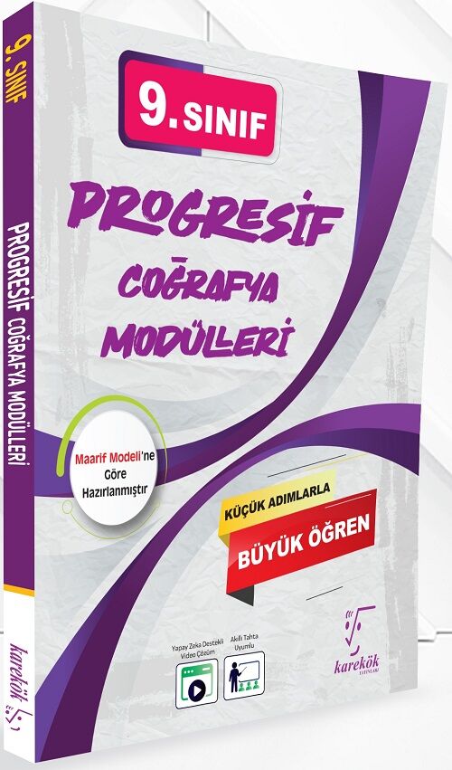 Karekök 9. Sınıf Progresif Coğrafya Modülleri Karekök Yayınları