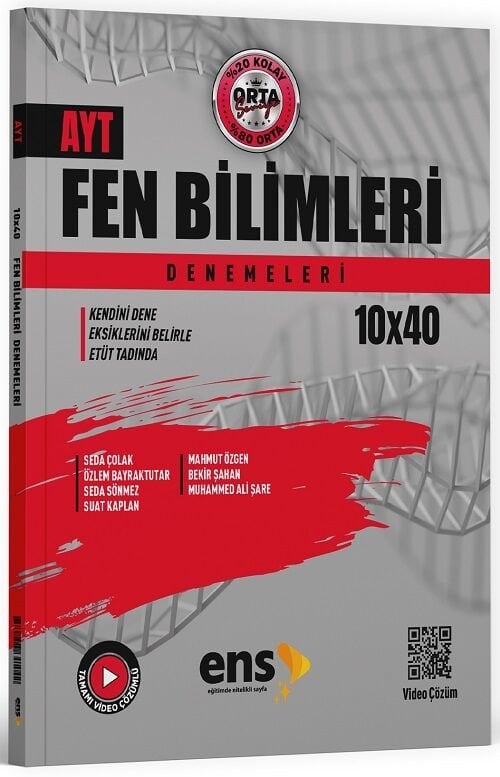 ENS Yayınları YKS AYT Fen Bilimleri 10x40 Deneme ENS Yayınları