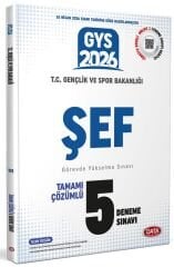 Data 2026 GYS Gençlik ve Spor Bakanlığı Şef 5 Deneme Çözümlü Görevde Yükselme Data Yayınları