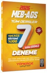 YENİ AGS - Yönerge 2026 MEB-AGS Tüm Dersler 7 Deneme Çözümlü Yönerge Yayınları