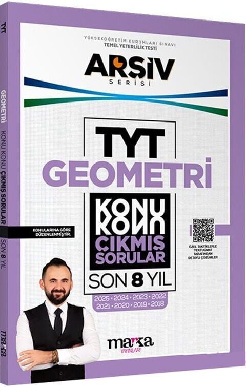Marka 2026 YKS TYT Geometri Çıkmış Sorular Son 8 Yıl Tıpkı Basım Arşiv Serisi Çözümlü Yektuğ Mat - Yasin Kara Marka Yayınları