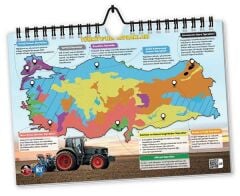 KR Akademi YKS TYT AYT KPSS MEB-AGS Coğrafyanın Kodları Türkiye ve Dünya Duvar Haritaları Poster Notları - Yunus Turan KR Akademi Yayınları