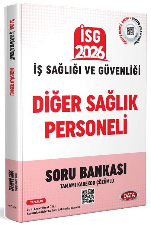 Data 2026 İSG İş Sağlığı ve Güvenliği Diğer Sağlık Personeli Soru Bankası Çözümlü Data Yayınları