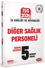 Data 2026 İSG İş Sağlığı ve Güvenliği Diğer Sağlık Personeli 5 Deneme Çözümlü Data Yayınları