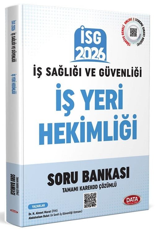 Data 2026 İSG İş Sağlığı ve Güvenliği İş Yeri Hekimliği Soru Bankası Çözümlü Data Yayınları