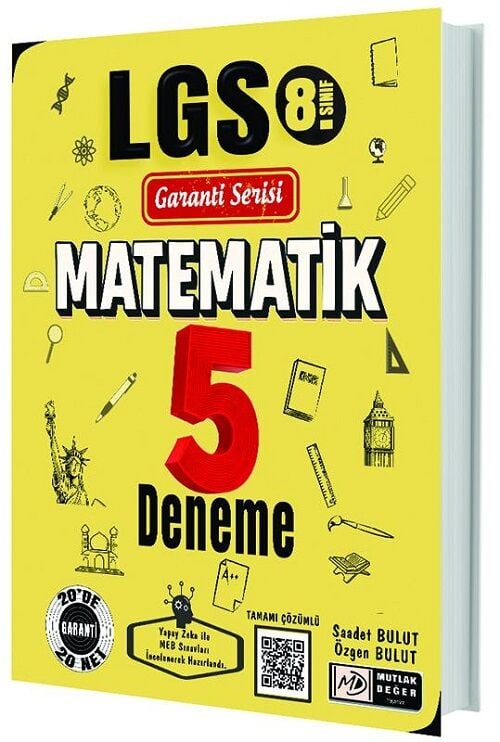 Mutlak Değer 8. Sınıf LGS Matematik Garanti 5 Deneme Çözümlü Mutlak Değer Yayınları