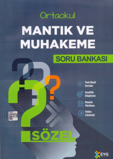 EYG Yayınları Ortaokul Sözel Mantık ve Muhakeme Soru Bankası EYG Yayınları