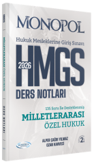 Monopol 2026 HMGS Milletlerarası Özel Hukuk Ders Notları 2. Baskı - Alper Çağrı Yılmaz, Ozan Kahveci Monopol Yayınları