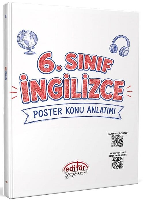 Editör 6. Sınıf İngilizce Poster Konu Anlatımı Editör Yayınları