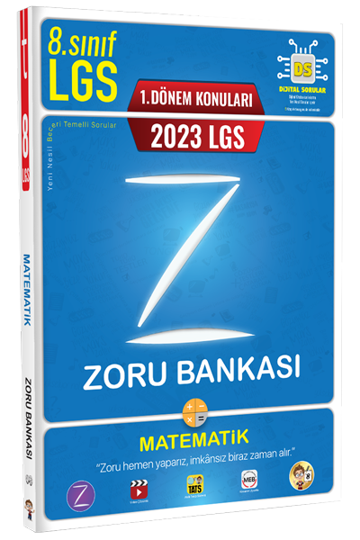 Tonguç 2023 8. Sınıf LGS 1. Dönem Matematik Zoru Bankası Tonguç Akademi