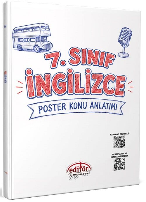 Editör 7. Sınıf İngilizce Poster Konu Anlatımı Editör Yayınları
