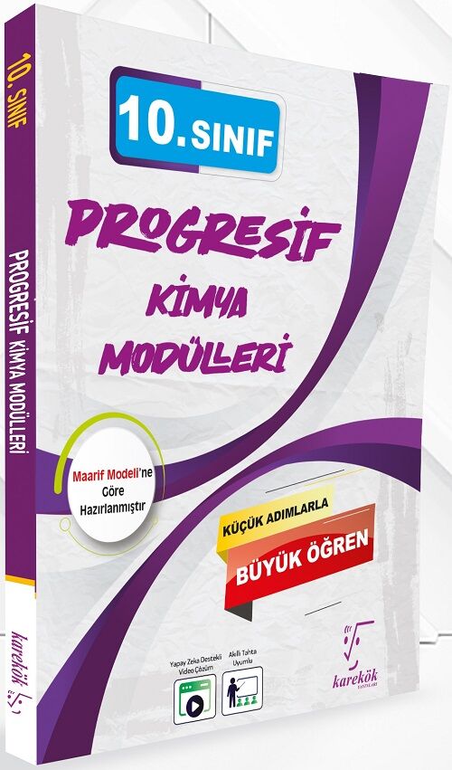 Karekök 10. Sınıf Progresif Kimya Modülleri Karekök Yayınları