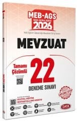 YENİ AGS - Data 2026 MEB-AGS Mevzuat 22 Deneme Çözümlü Ultra Serisi Data Yayınları