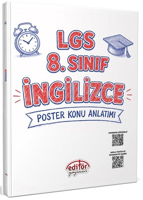 Editör 8. Sınıf LGS İngilizce Poster Konu Anlatımı Editör Yayınları