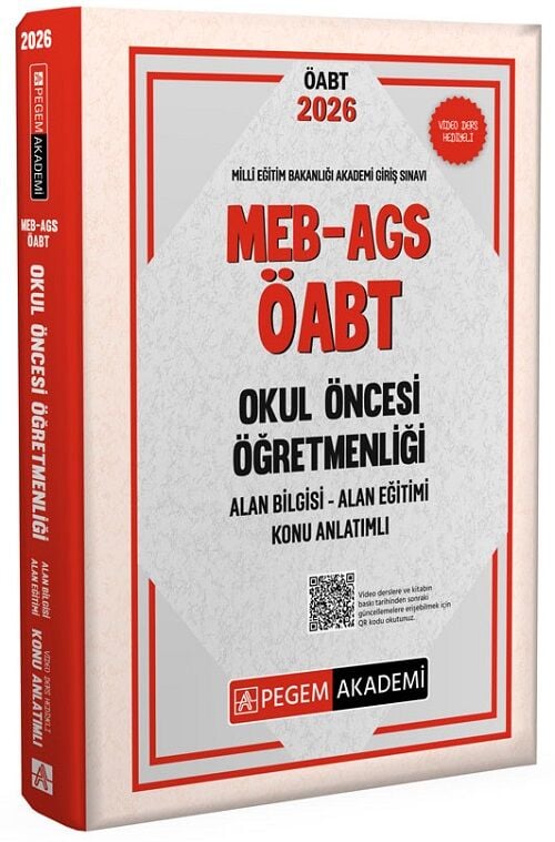 Pegem 2026 ÖABT MEB-AGS Okul Öncesi Öğretmenliği Konu Anlatımlı Pegem Akademi Yayınları