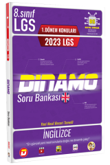 Tonguç 2023 8. Sınıf LGS 1. Dönem İngilizce Dinamo Soru Bankası Tonguç Akademi