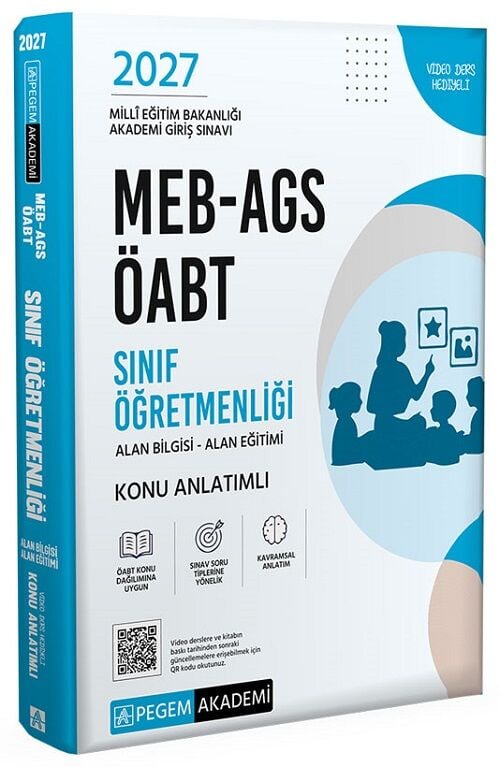 Pegem 2027 ÖABT MEB-AGS Sınıf Öğretmenliği Konu Anlatımlı Tek Kitap Pegem Akademi Yayınları