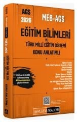 YENİ AGS - Pegem 2026 MEB-AGS Eğitim Bilimleri ve Türk Milli Eğitim Sistemi Konu Anlatımlı Pegem Akademi Yayınları