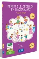 Kerem ile Cerenin Ev Maceraları 10 Kitap Set Parıltı Yayınları