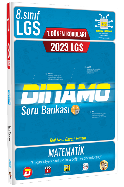 Tonguç 2023 8. Sınıf LGS 1. Dönem Matematik Dinamo Soru Bankası Tonguç Akademi