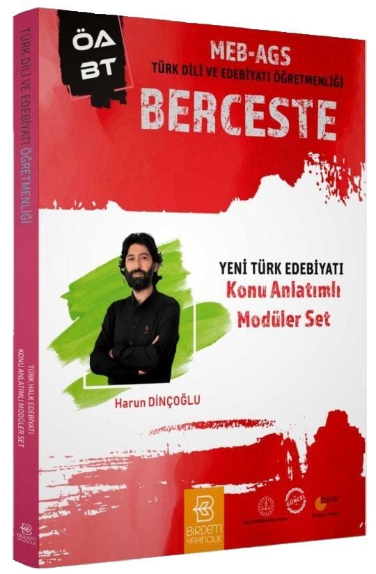 Birdem ÖABT MEB-AGS Türk Dili Edebiyatı Öğretmenliği Yeni Türk Edebiyatı BERCESTE Konu Anlatımı - Harun Dinçoğlu Birdem Yayıncılık
