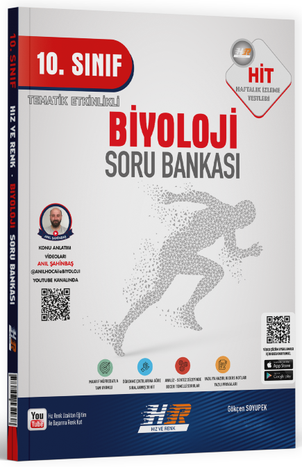Hız ve Renk 10. Sınıf Biyoloji HİT Soru Bankası Hız ve Renk Yayınları