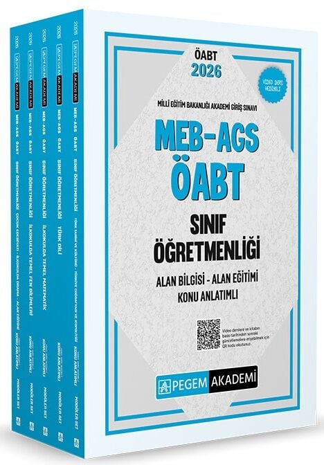 Pegem 2026 ÖABT MEB-AGS Sınıf Öğretmenliği Konu Anlatımlı Modüler Set Pegem Akademi Yayınları