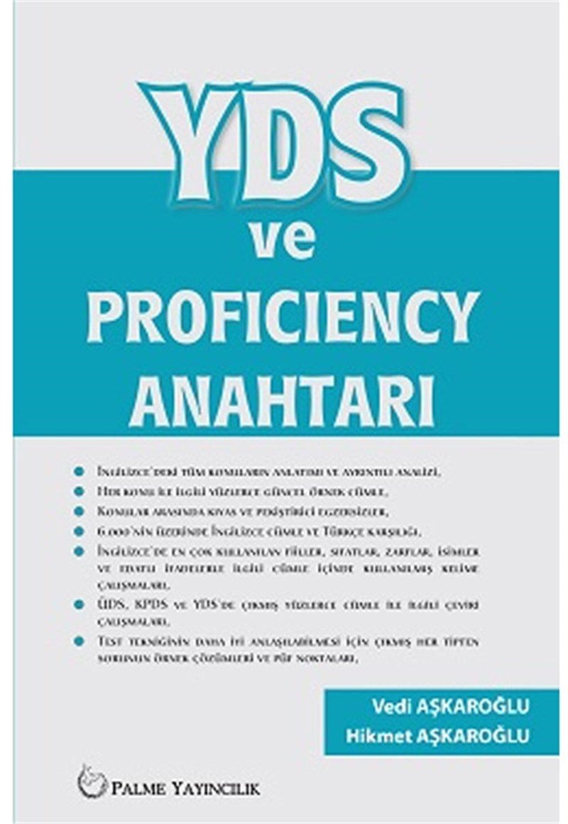 Palme YDS ve Proficiency Anahtarı Palme Yayınları