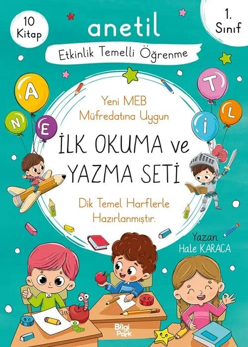 Bilgipark 1. Sınıf İlk Okuma ve Yazma 10 Kitap Set Bilgipark Yayınları