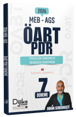 Dijika 2026 ÖABT MEB-AGS PDR Psikolojik Danışma ve Rehberlik Öğretmeni 7 Deneme Çözümlü - Orhan Serdengeçti Dijika Yayınları