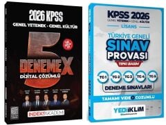 Yediiklim + İndeks 2026 KPSS Genel Yetenek Genel Kültür Türkiye Geneli 5 + 5 Deneme 2 li Set Yediiklim + İndeks Akademi Yayınları