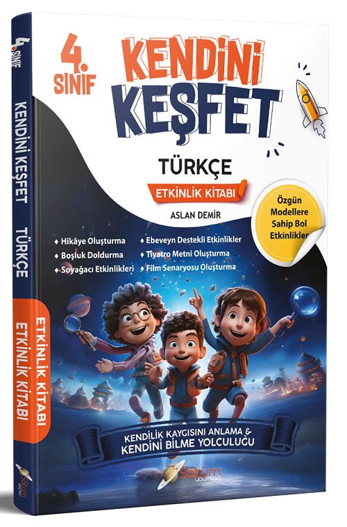 Satürn 4. Sınıf Türkçe Kendini Keşfet Etkinlik Kitabı Satürn Yayınları
