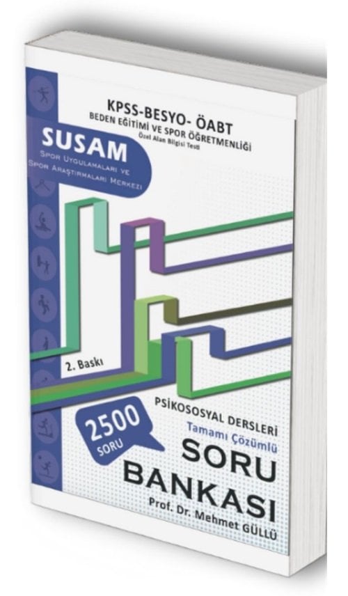 SÜPER FİYAT - BESYO TV ÖABT Beden Eğitimi SUSAM Psikososyal Dersleri Soru Bankası Çözümlü - Mehmet Güllü BESYO TV Yayınları