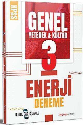 SÜPER FİYAT - İndeks Akademi KPSS Genel Yetenek Genel Kültür Enerji 3 Deneme Çözümlü İndeks Akademi Yayıncılık