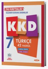 Kurmay ELT 7. Sınıf Türkçe KKD Maarif Modeli Haftalık Kazanım Kavrama Denemeleri Kurmay ELT Yayınları