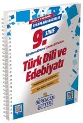 Murat 9. Sınıf Türk Dili ve Edebiyatı Öğrencim Defteri Murat Yayınları