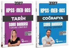 Hoca Kafası 2027 KPSS MEB-AGS Tarih + Coğrafya Soru Bankası 2 li Set Hoca Kafası Yayınları