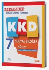 Kurmay ELT 7. Sınıf Sosyal Bilgiler KKD Maarif Modeli Haftalık Kazanım Kavrama Denemeleri Kurmay ELT Yayınları