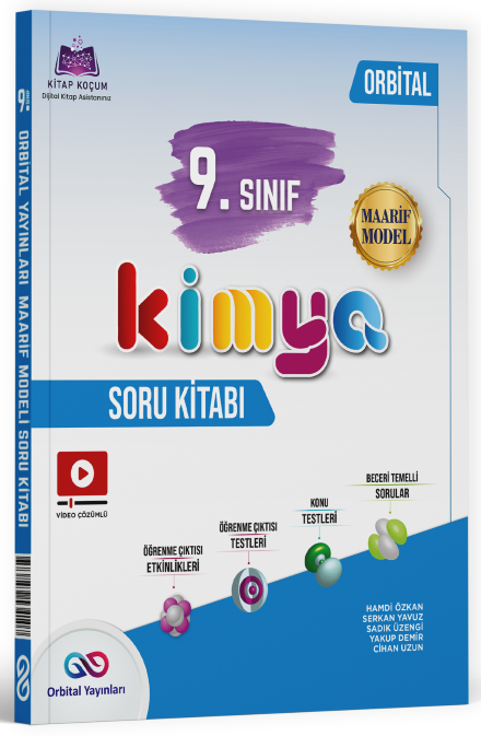 Orbital 9. Sınıf Kimya Maarif Model Soru Kitabı Orbital Yayınları