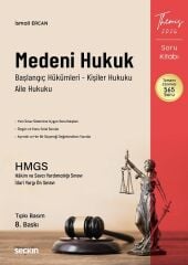 Seçkin 2026 THEMİS HMGS Hakimlik Medeni Hukuk Soru Kitabı Çözümlü 8. Baskı - İsmail Ercan Seçkin Yayınları
