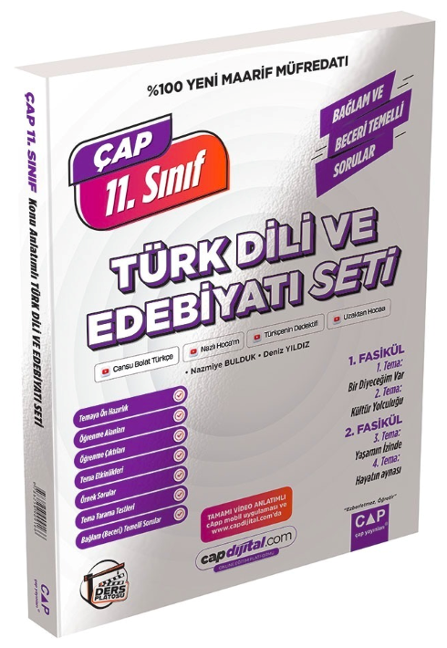 Çap Yayınları 11. Sınıf Türk Dili ve Edebiyatı Maarif Seti Çap Yayınları
