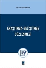 Adalet Araştırma Geliştirme Sözleşmesi - Kemal Erdoğan Adalet Yayınevi