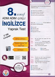 SÜPER FİYAT - Bilal Işıklı 8. Sınıf İngilizce Yaprak Test Adım Adım Işıklı Bilal Işıklı Yayınları