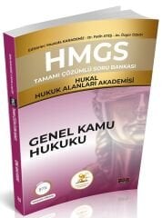 Savaş HMGS HUKAL Hukuk Alanları Akademisi Genel Kamu Hukuku Soru Bankası Çözümlü - Mustafa Karadeniz Savaş Yayınları