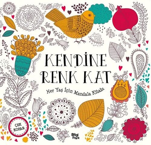 Her Yaş için Mandala Kitabı - Kendine Renk Kat Bilgipark Yayınları